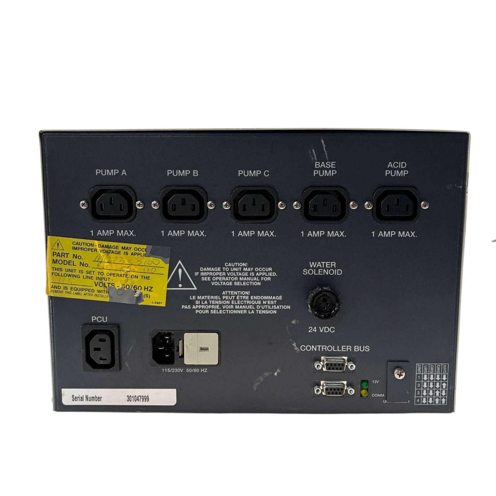 New Brunswick BioFlo 110 Bioreactor Fermentor Power Control Unit M1273-3100