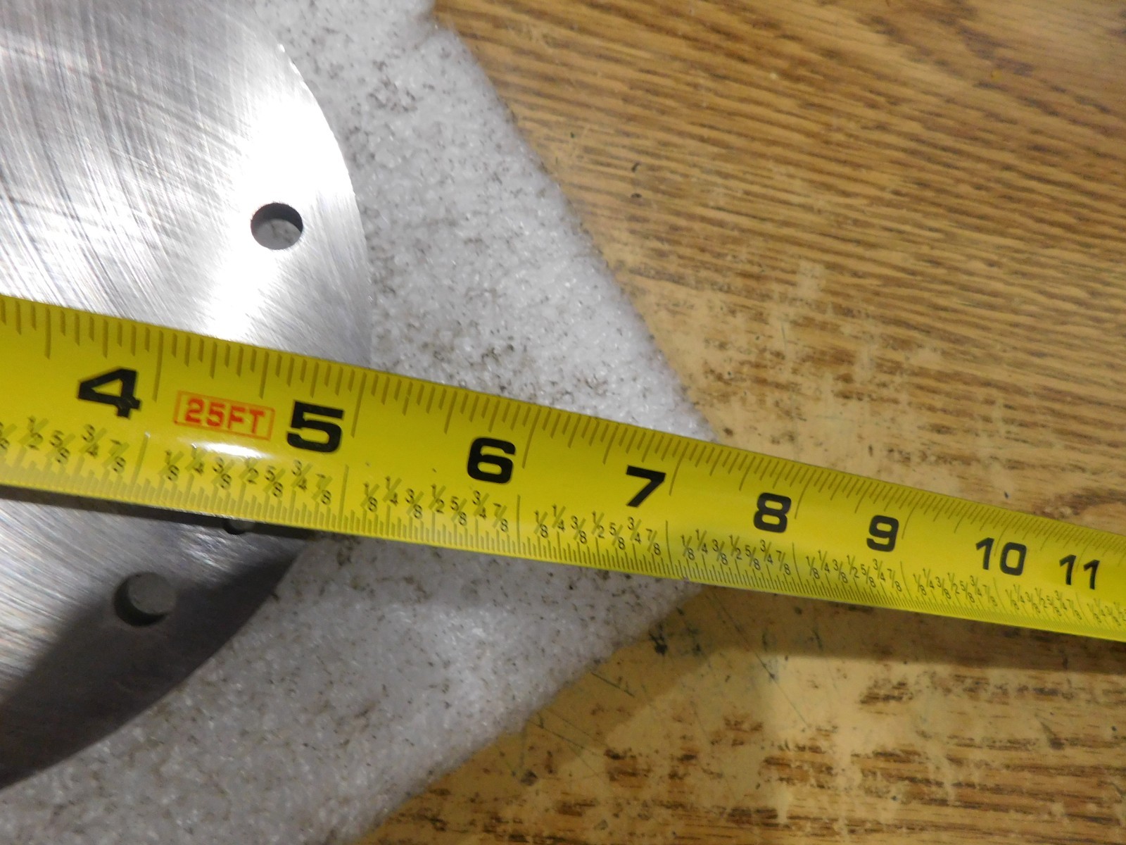 Model AD645 Pump End Plate. Unknown Manufacturer. 5″ O.D. Unused Spares