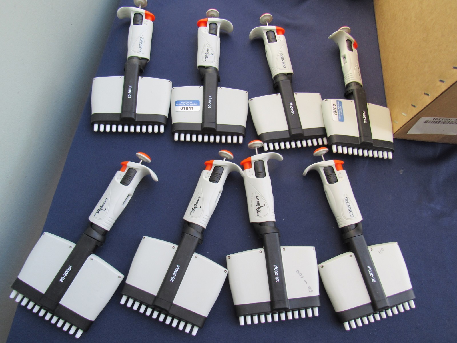 Corning Lambda Plus 12 channel pipette 20-200uL many available, GUARANTEED