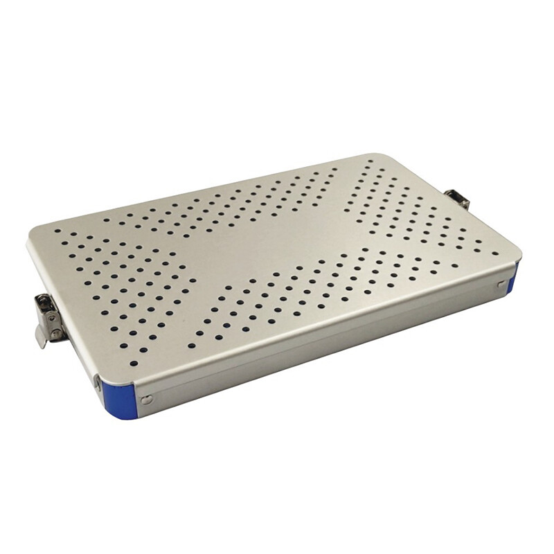 Aluminium Sterilization Tray Box For Surgical instruments 260*160*35mm Autoclave