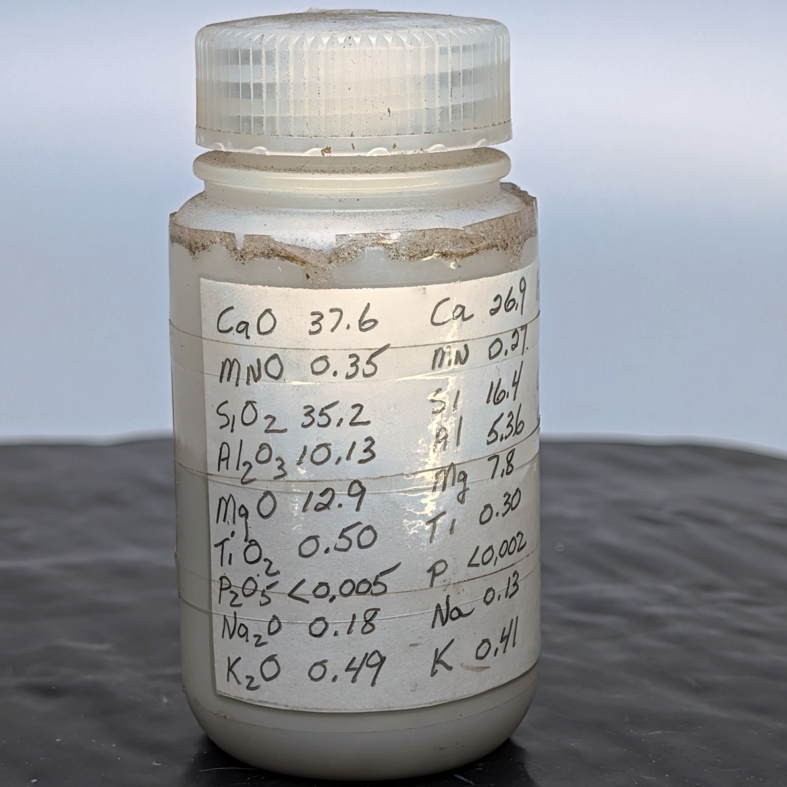 Brammer BS-100A Iron Slag CRM Reference Material Powder Partial Bottle â