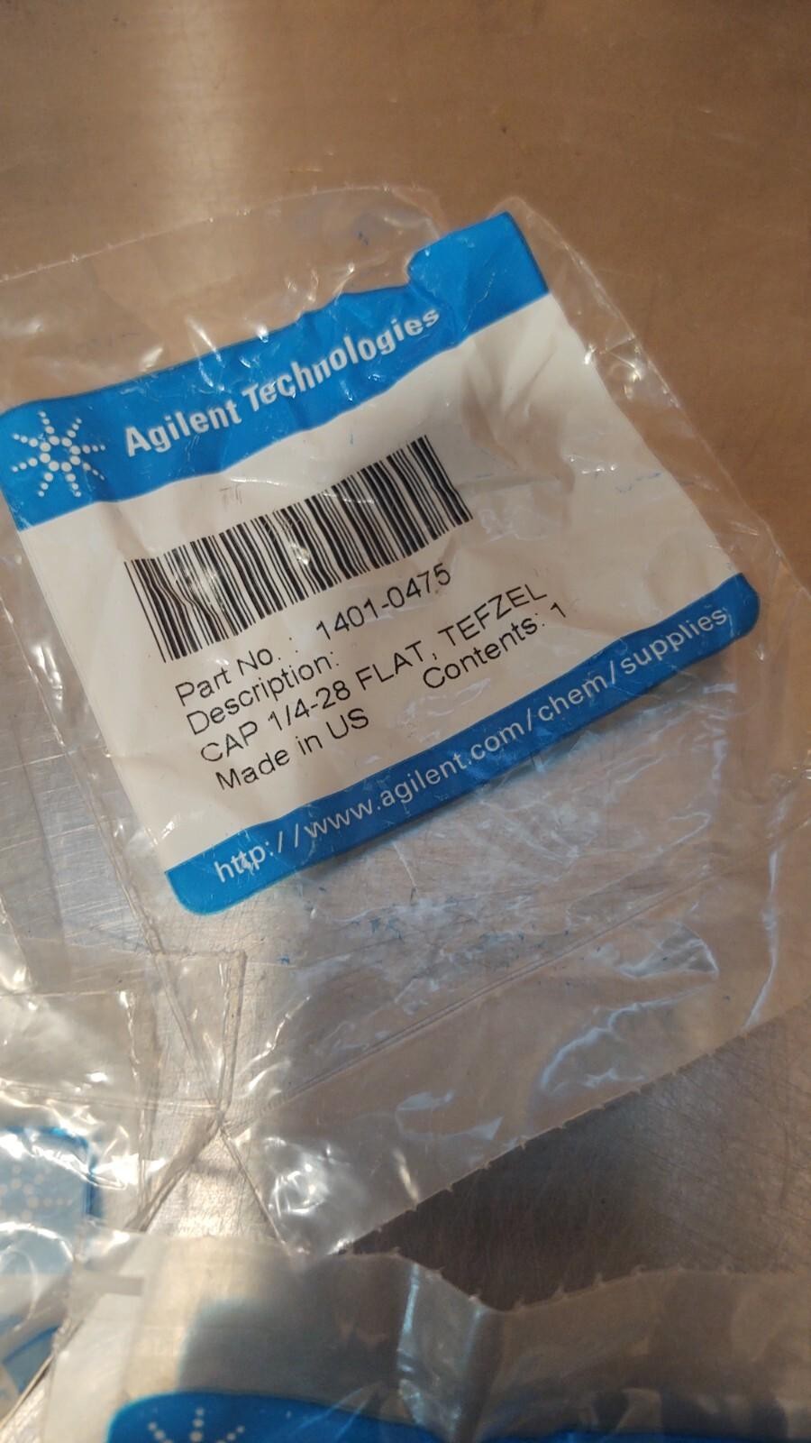 Agilent 1401-0475 CAP 1/4-28 TEFZEL – Lot of 5