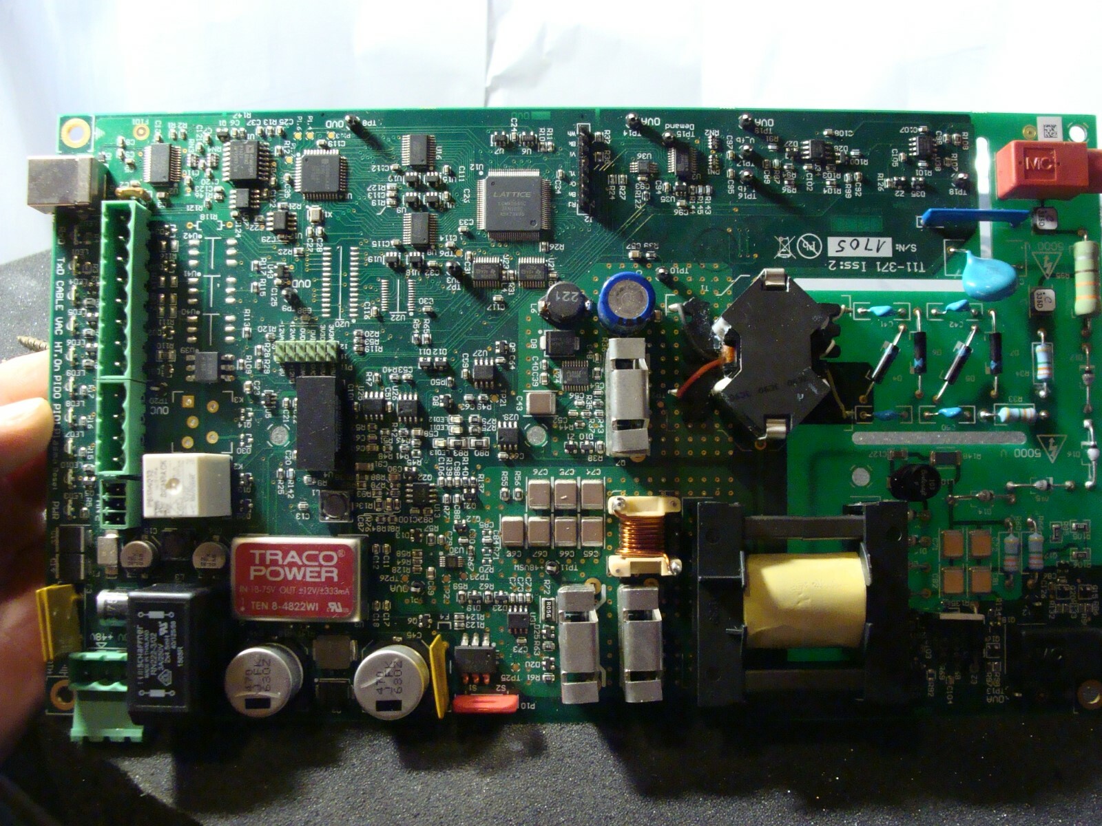 Thermo pcb: t11-371 iss:2 s/n: A705/ txd cable vac ht. on pido plasma