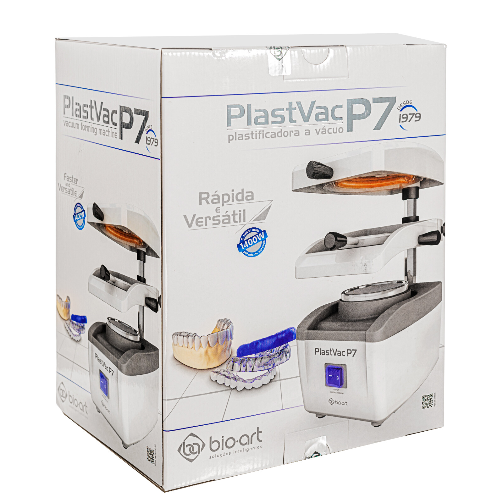 Máquina Formadora al Vacío Dental BIOART PLASTVAC-P7 Fabricada en Brasil 1400W