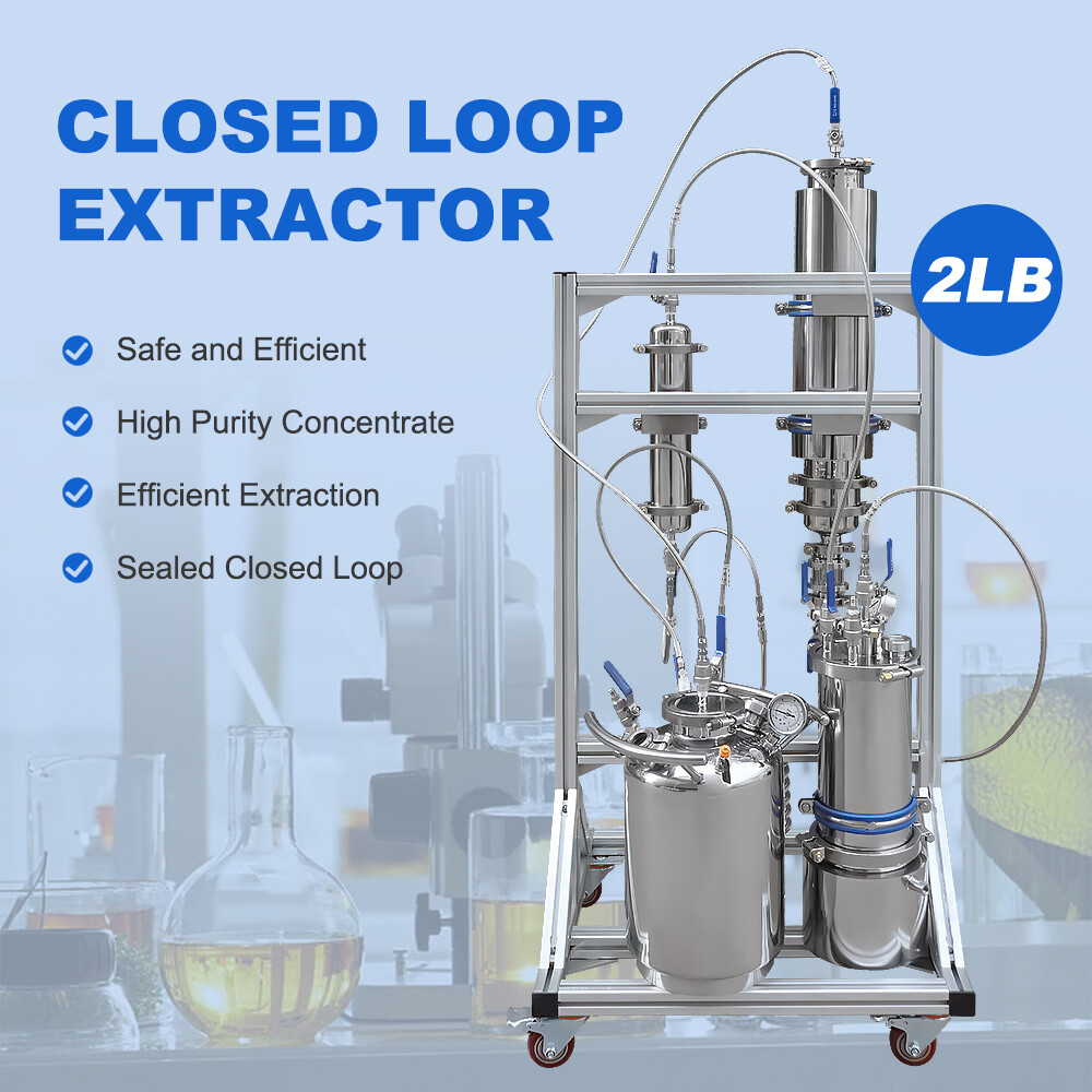 2LB Stainless Steel Closed Loop Extractor for Plant Extraction