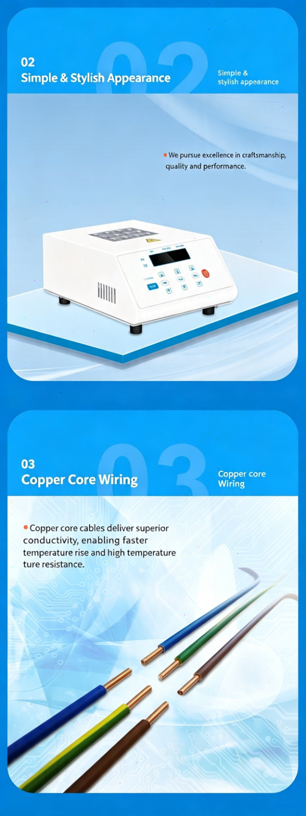 Dry Sample Concentrator with Blowing Needle Length 150mm LCD Digital Display