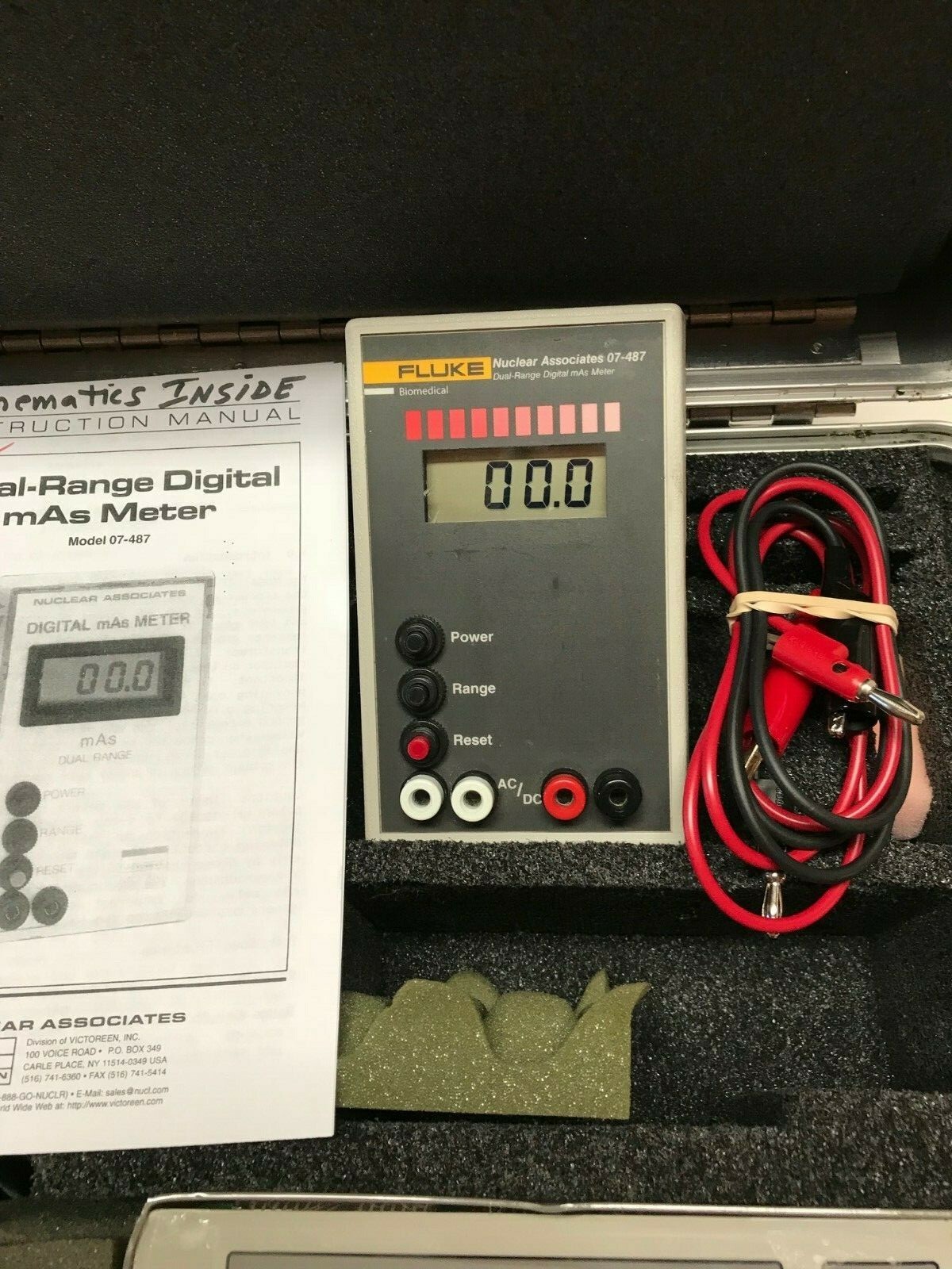 Inovision Fluke Keithley TNT meter xray test tool radcal unfors raysafe RTI RMI