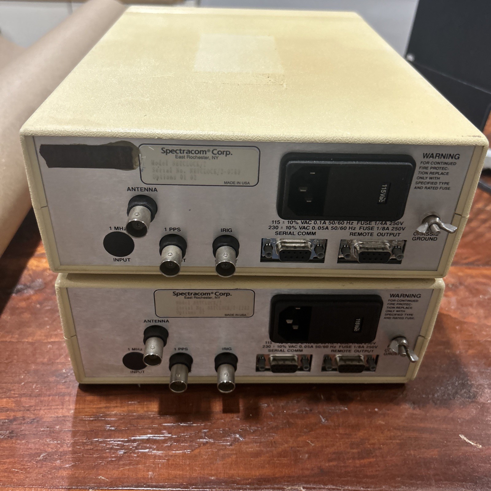 Spectracom NetClock /2 Master Clock – Set Of 2 Units Only Untested