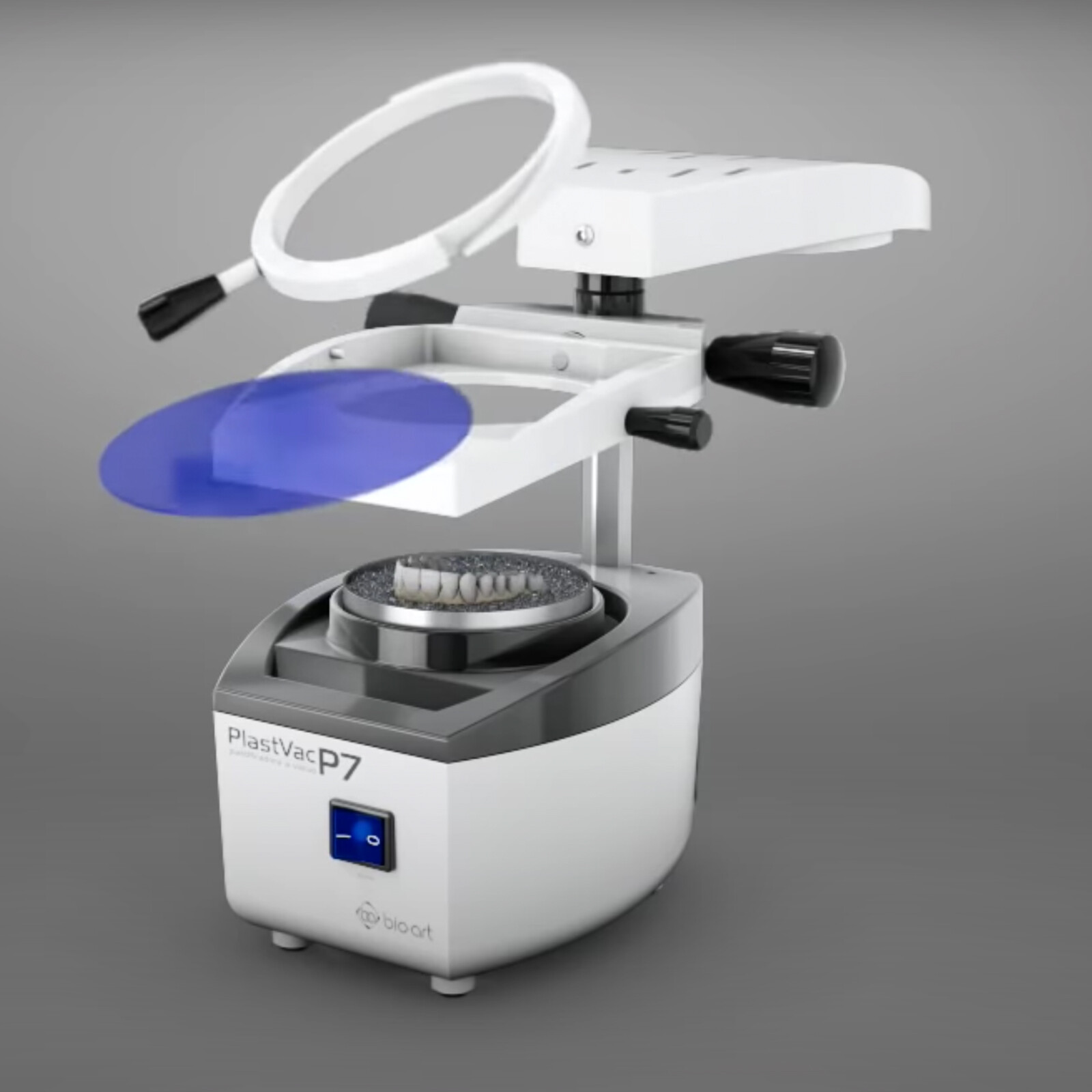 BIOART Dental Lab Vacuum Forming Machine PLASTVAC-P7 Made in Brazil 1400W 110V