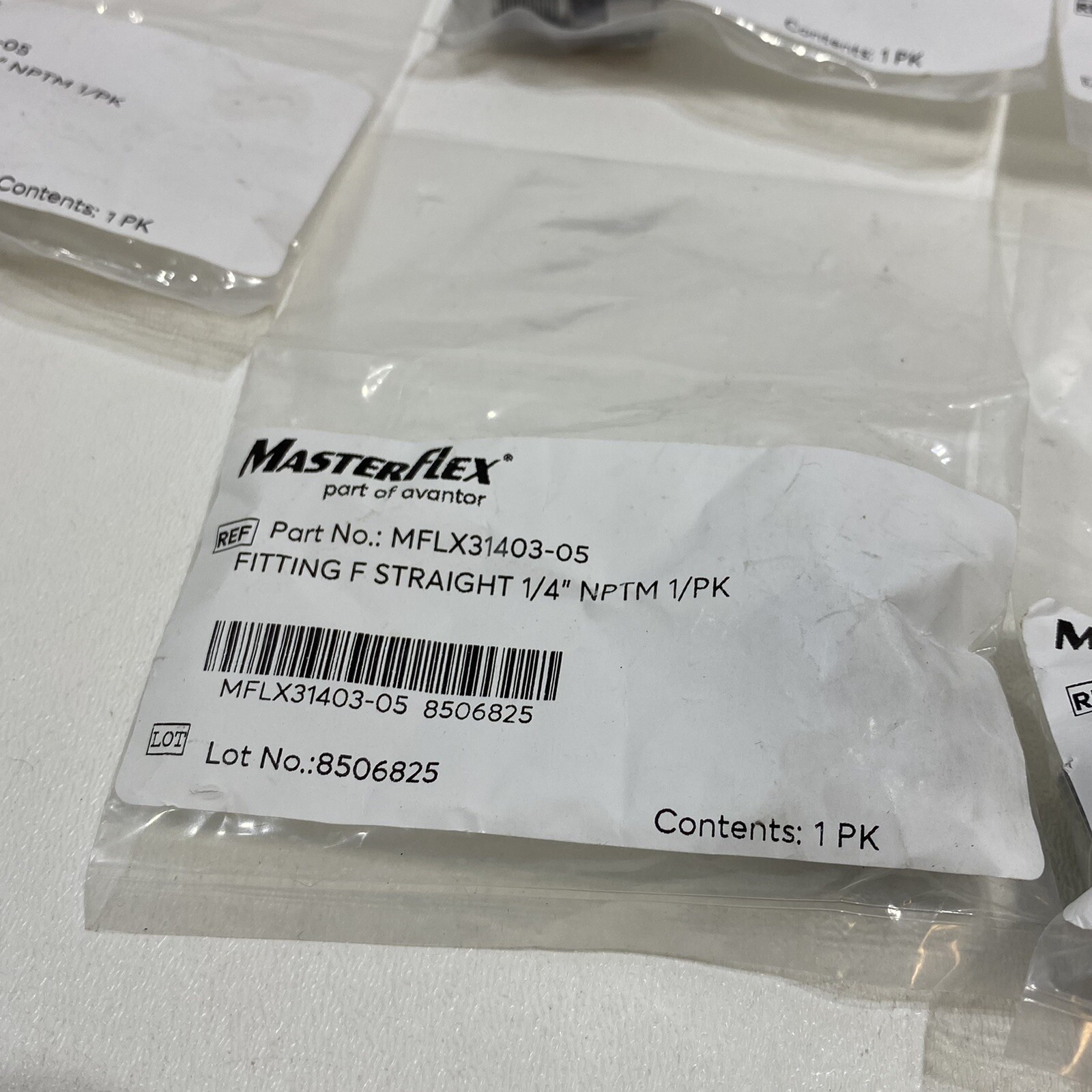 NEW lot of 9 – Masterflex Metal Quick-Disconnect Fitting 1/4 MFLX31403-05