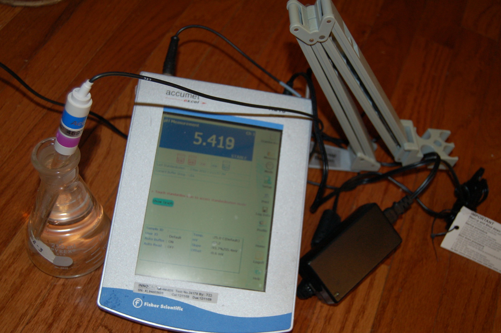 Accumet excel pH meter XL15 Glass Combination semi-micro pH electrode 113-620