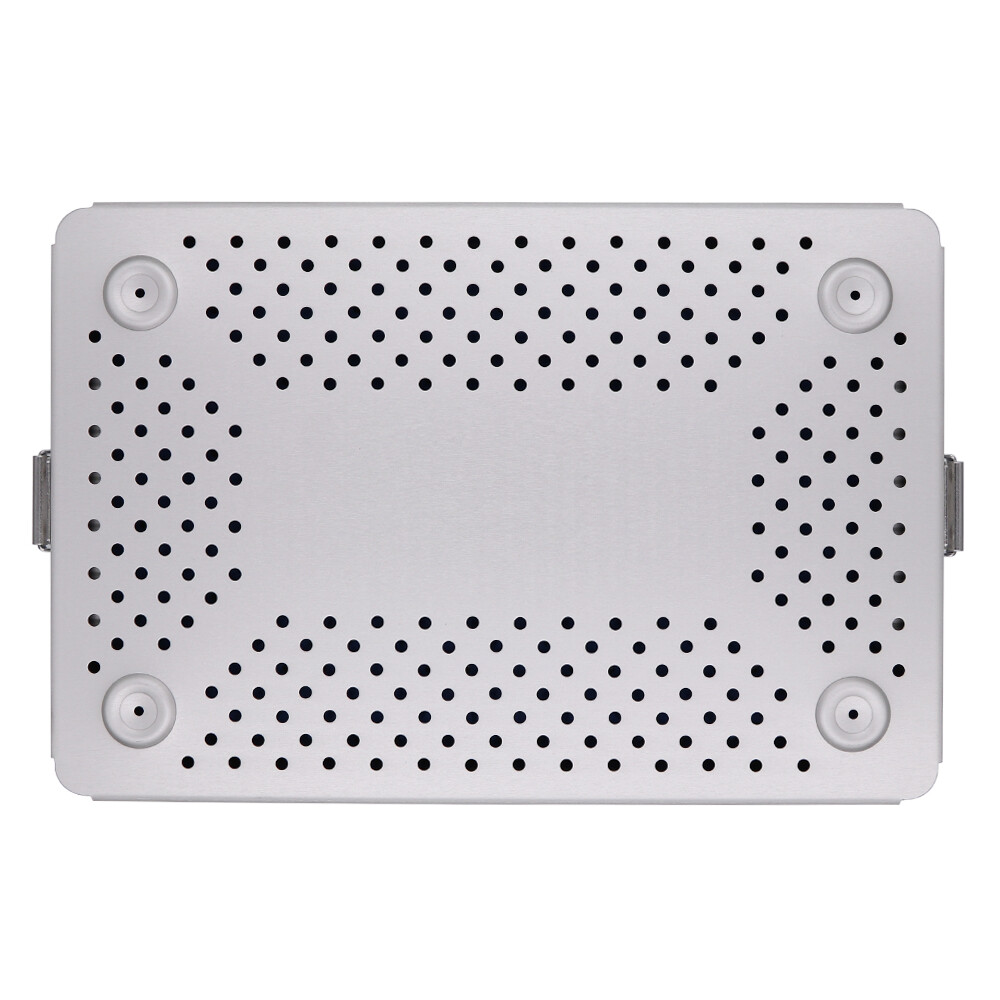 Aluminium 300*200*50mm Sterilization Tray Disinfection Box Surgical Instruments