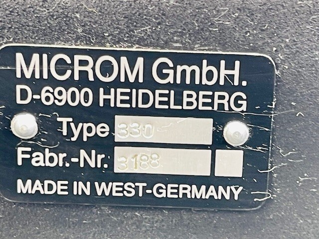 MICROM HEIDELBERG MODEL HM330 (B859)