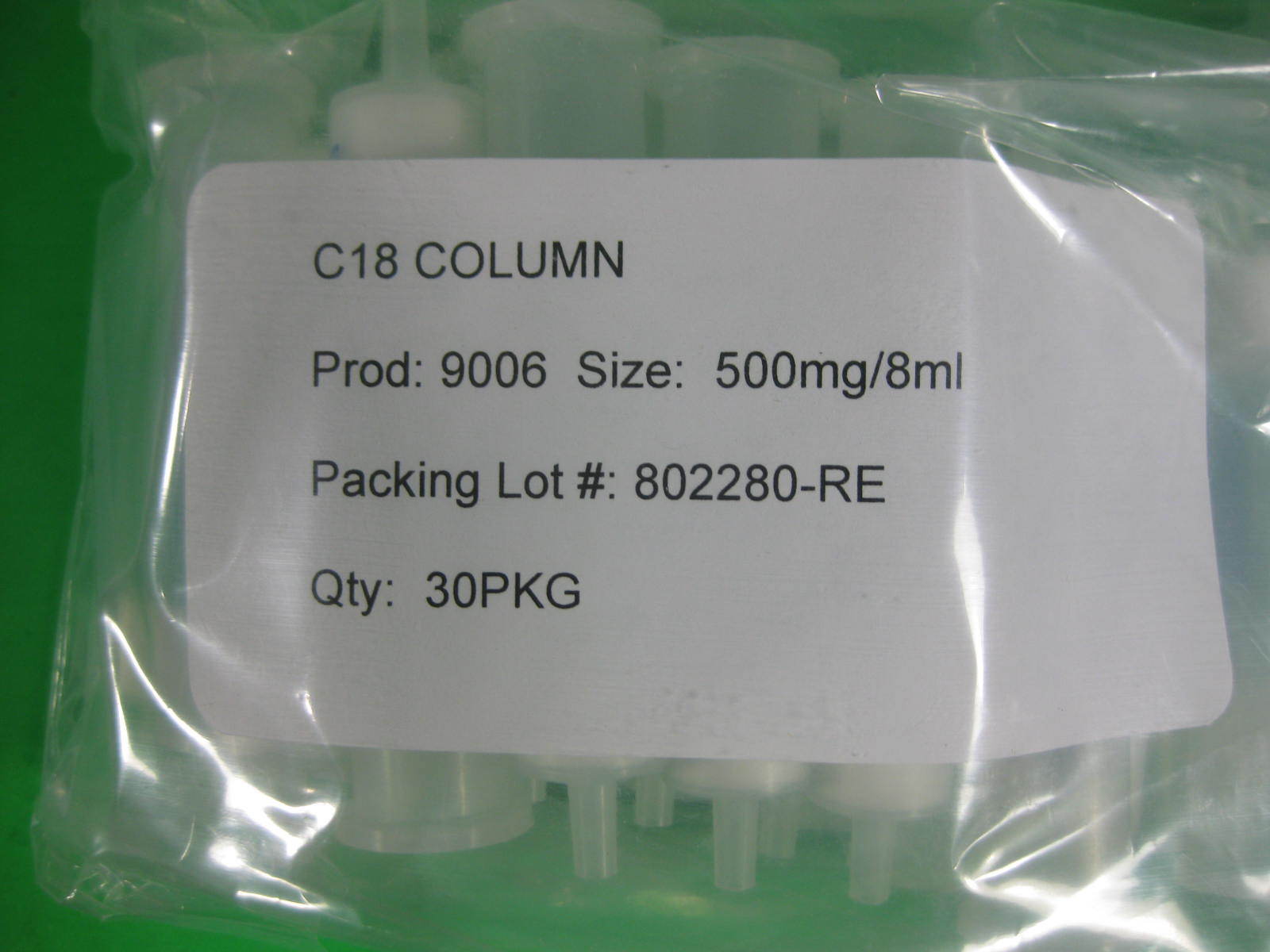 Honeywell Burdick & Jackson Silica Column C18 — 9006 — (Pack of 30) New