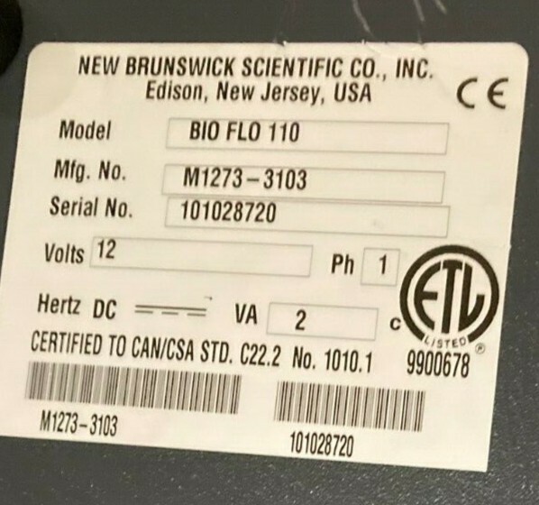 New Brunswick Foam Level Bioflo 110 (M1273-3103)