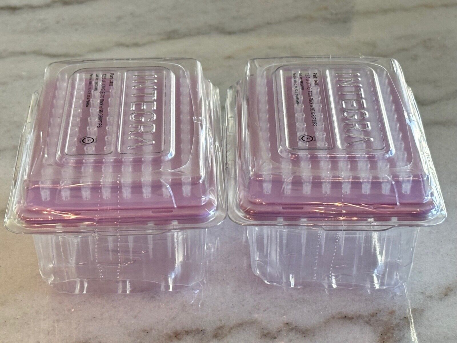 4 new INTEGRA Biosciences 3408, 3445, 3735 ECO Rack of 96 GRIPTIPS, Pipet Tips