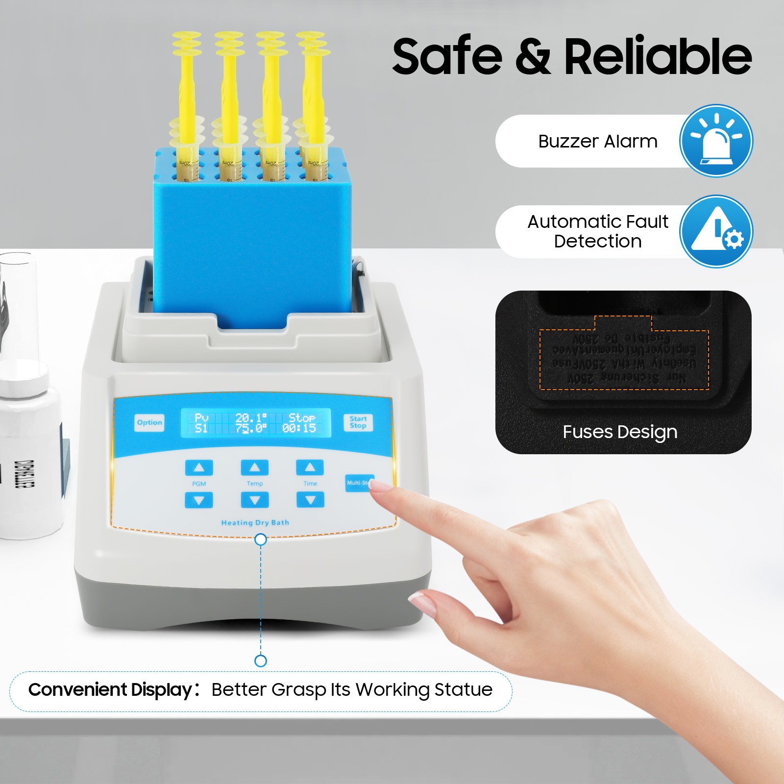 PRP PPP Gel Maker Heater Portable Plasma Bio-Filler Gel Heating Machine 12*5ML