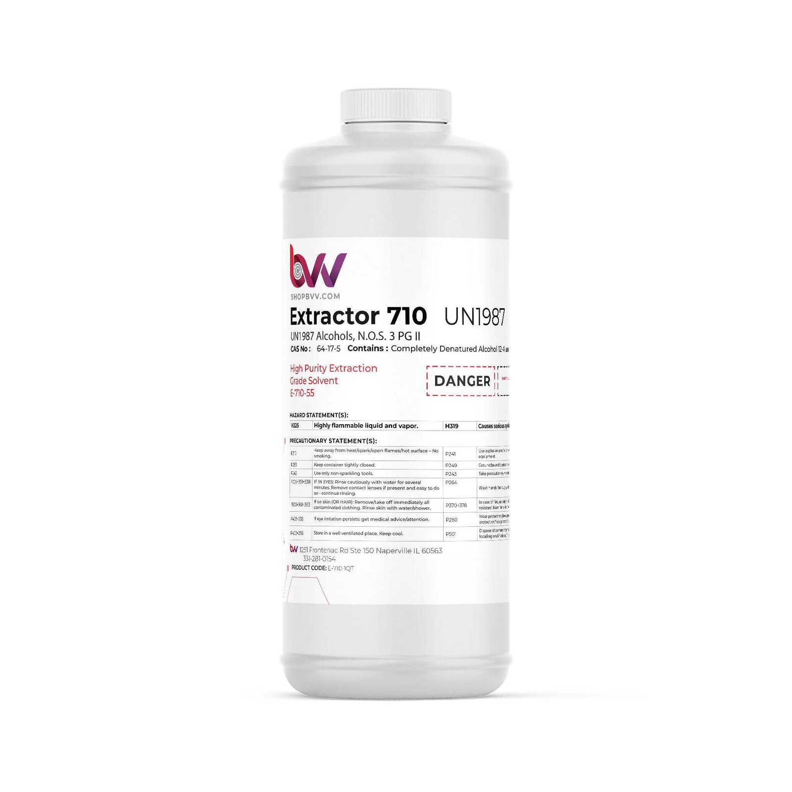 BVV CDA-12A Denatured Ethanol With N-Heptane 200 Proof