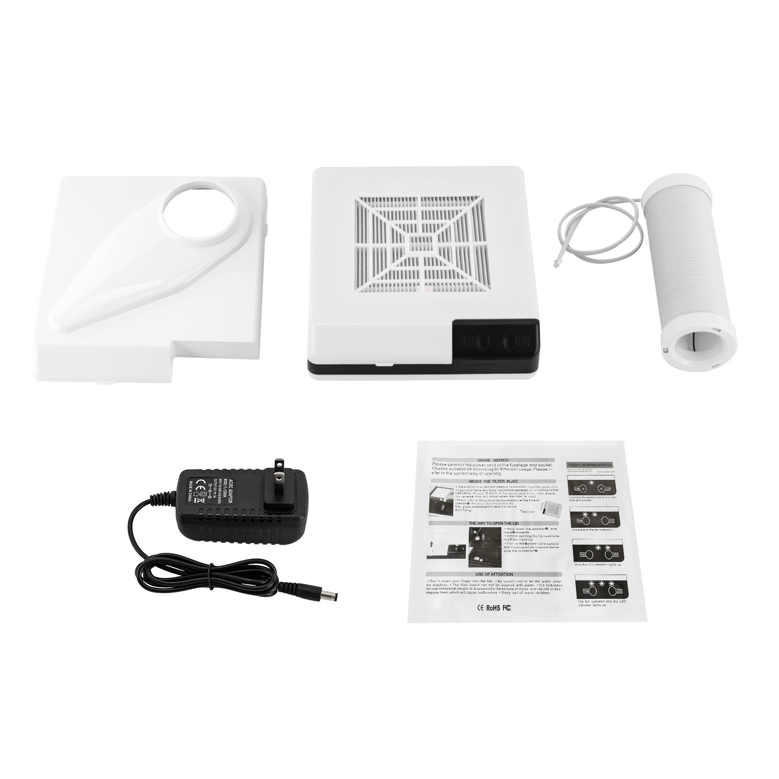 Dentistry Vacuum Cleaner Dental Lab Vacuum Cleaner With 3 LED Spotlights 60W