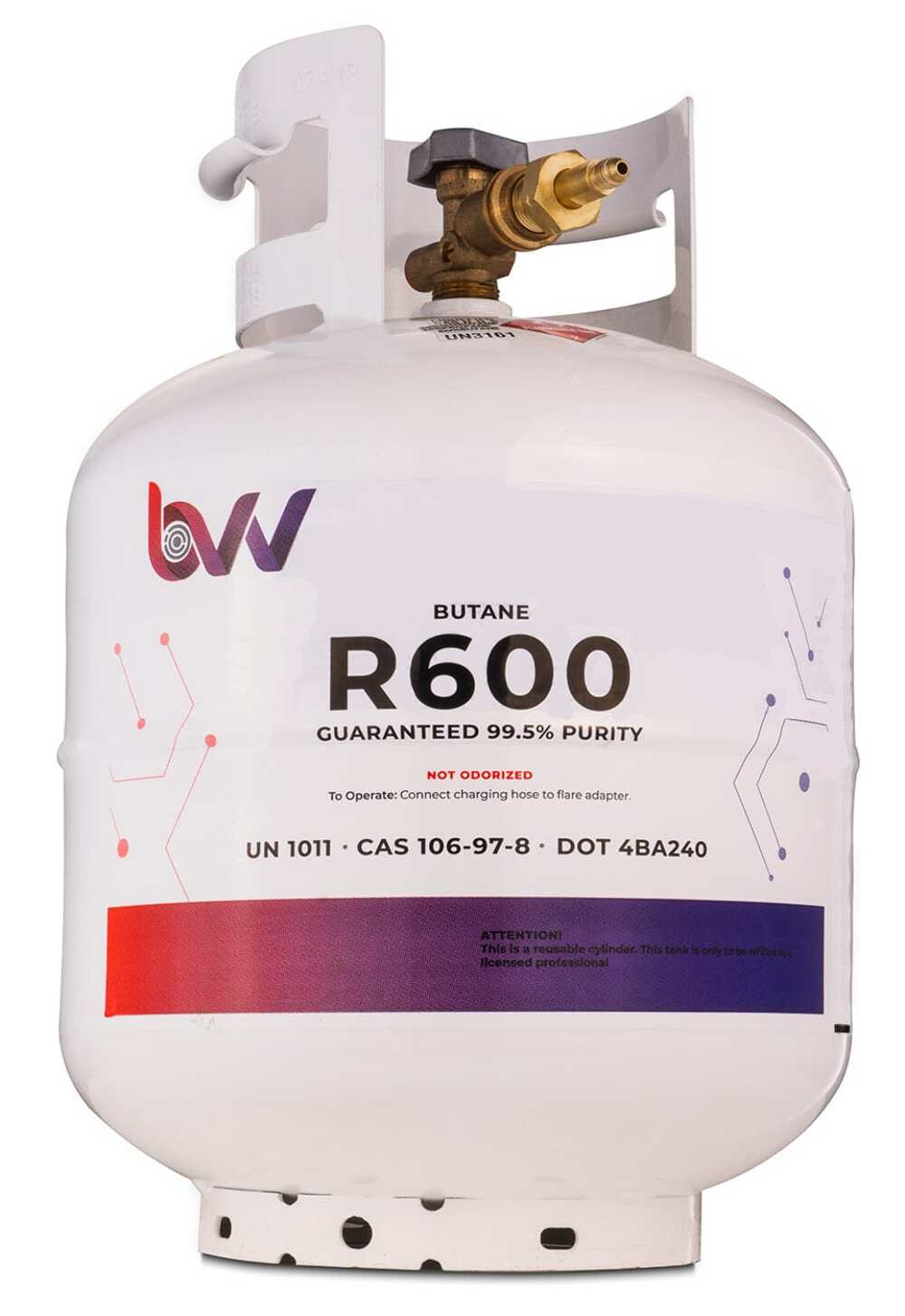 BVV 20LB High Purity USA N-Butane R600 – 99.5% Guaranteed