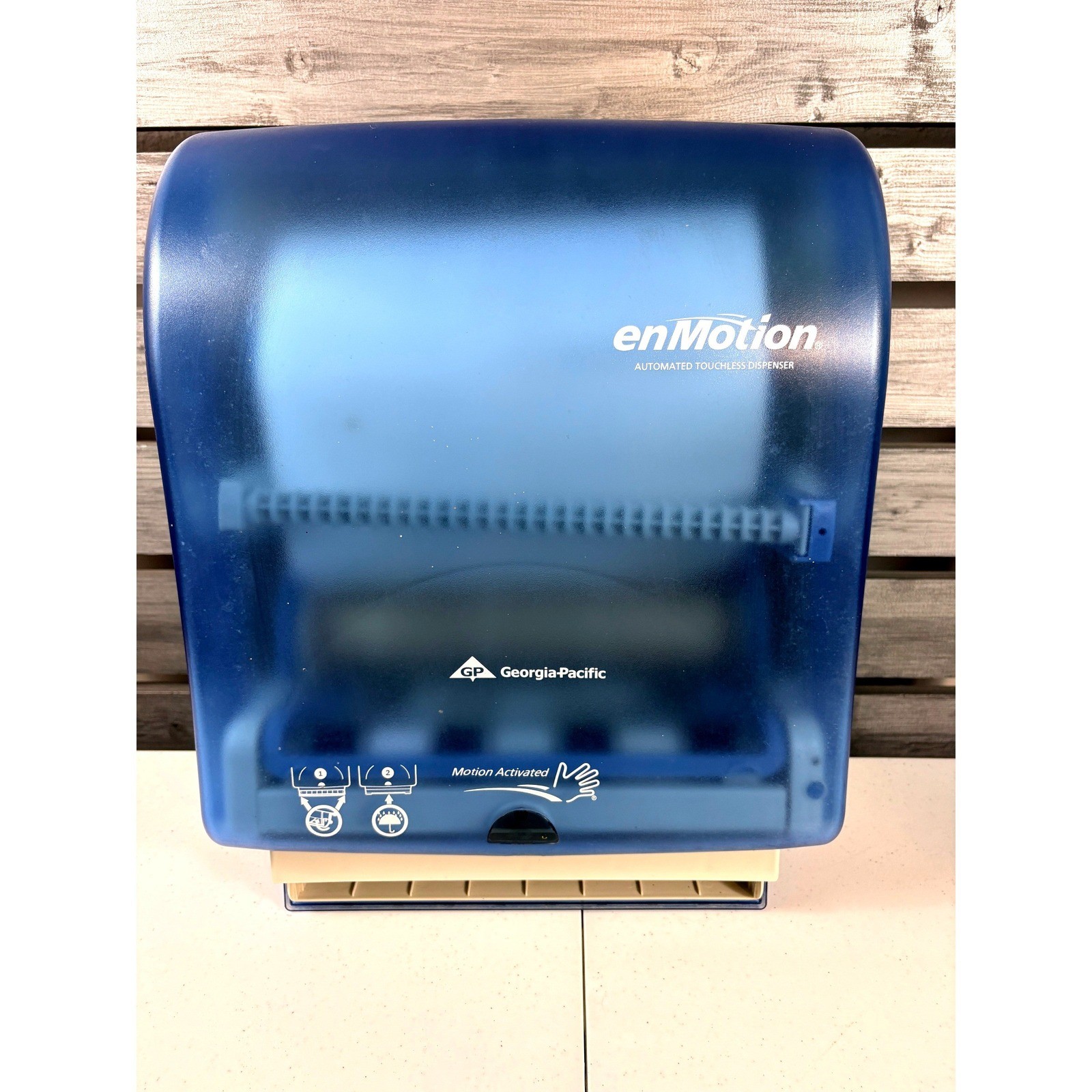 Georgia-Pacific enMotion Automated Touchless Paper Towel Dispenser Blue Untested