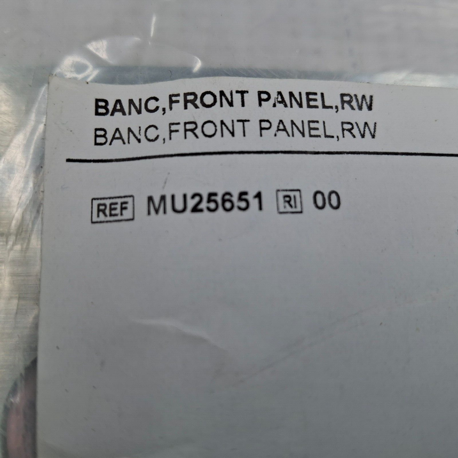 Drager Banc Front Panel RW MU25651