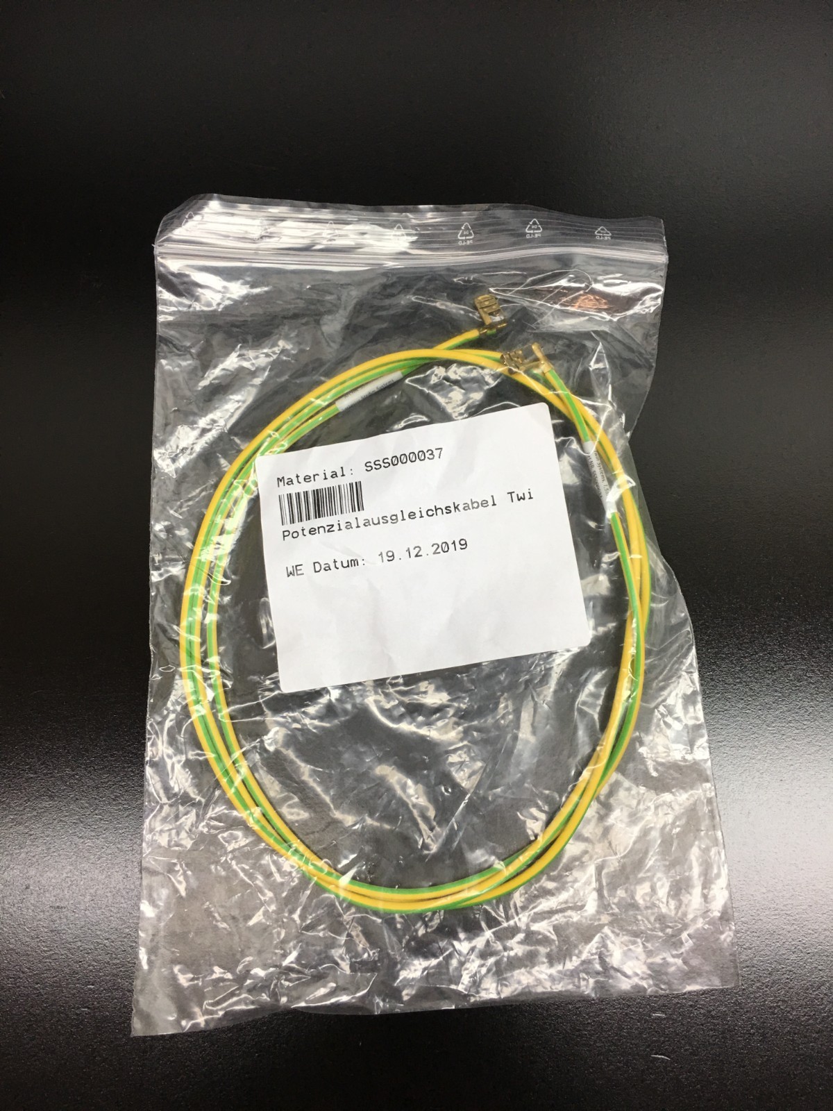 Sartorius Stedim Systems Potential Equalizaation Cable Twin Systems 1.5m
