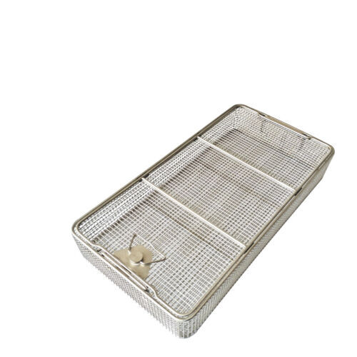304 Stainless Steel Sterilization Basket Surgical Instruments Sterilization Tray