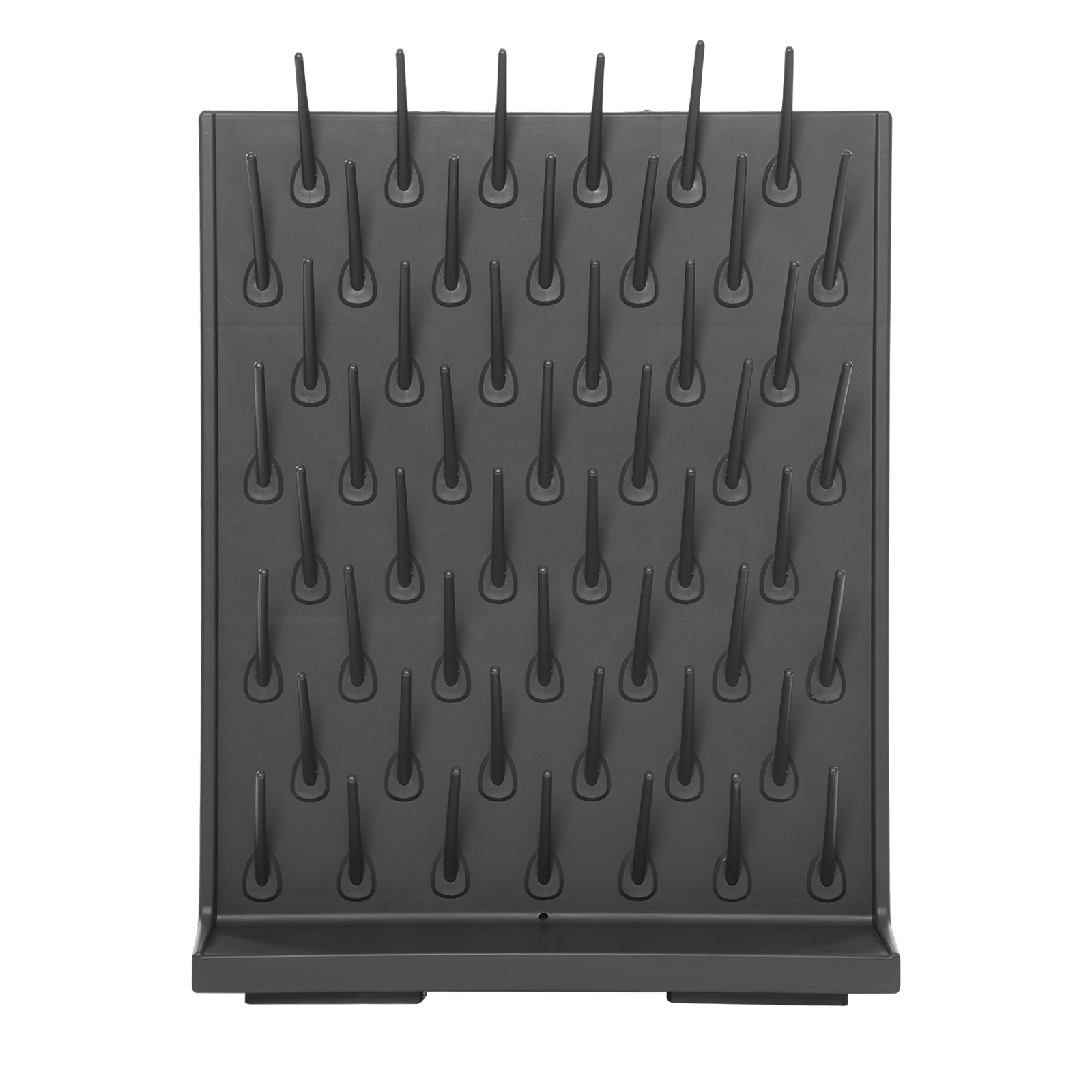 Laboratory Drying Rack 52 Rods Gray Bottle Drying Rack for Test Tubes Beakers