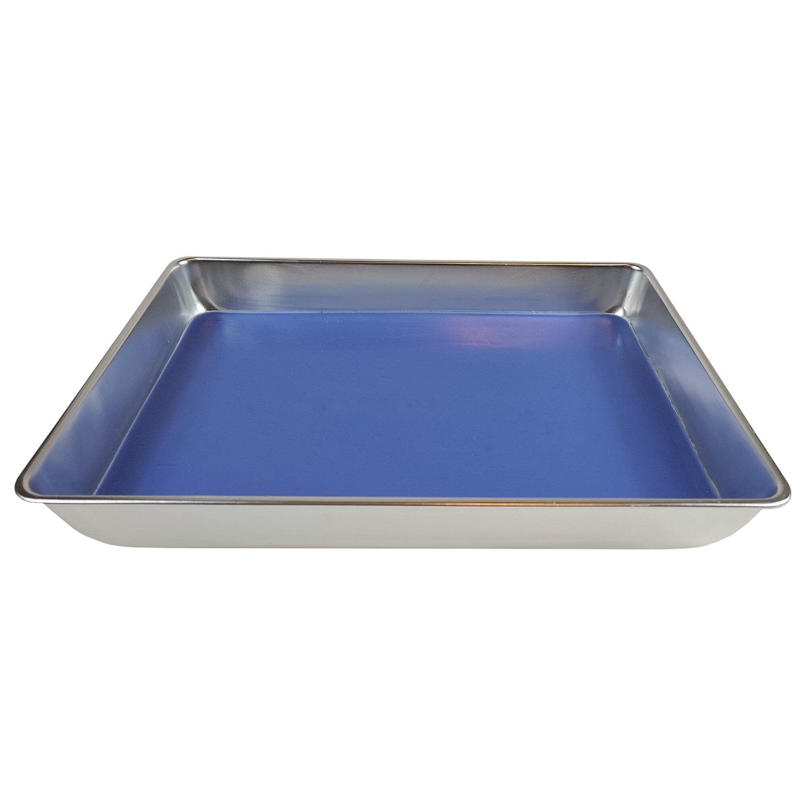 Dissecting Pan, Aluminum with Plastisol Pad, 11 x 7.5 x 1.5 in.