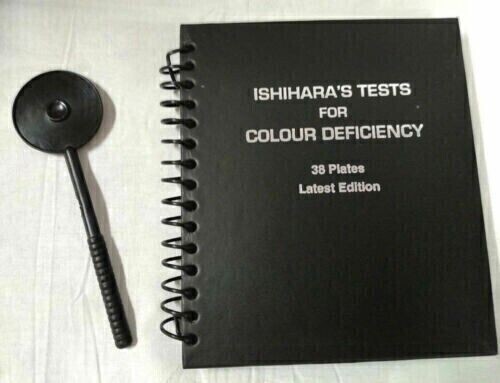 38 PLATE ISHIHARA TEST BOOK FOR OPTOMETRY NEW OPHTHALMOLOGY