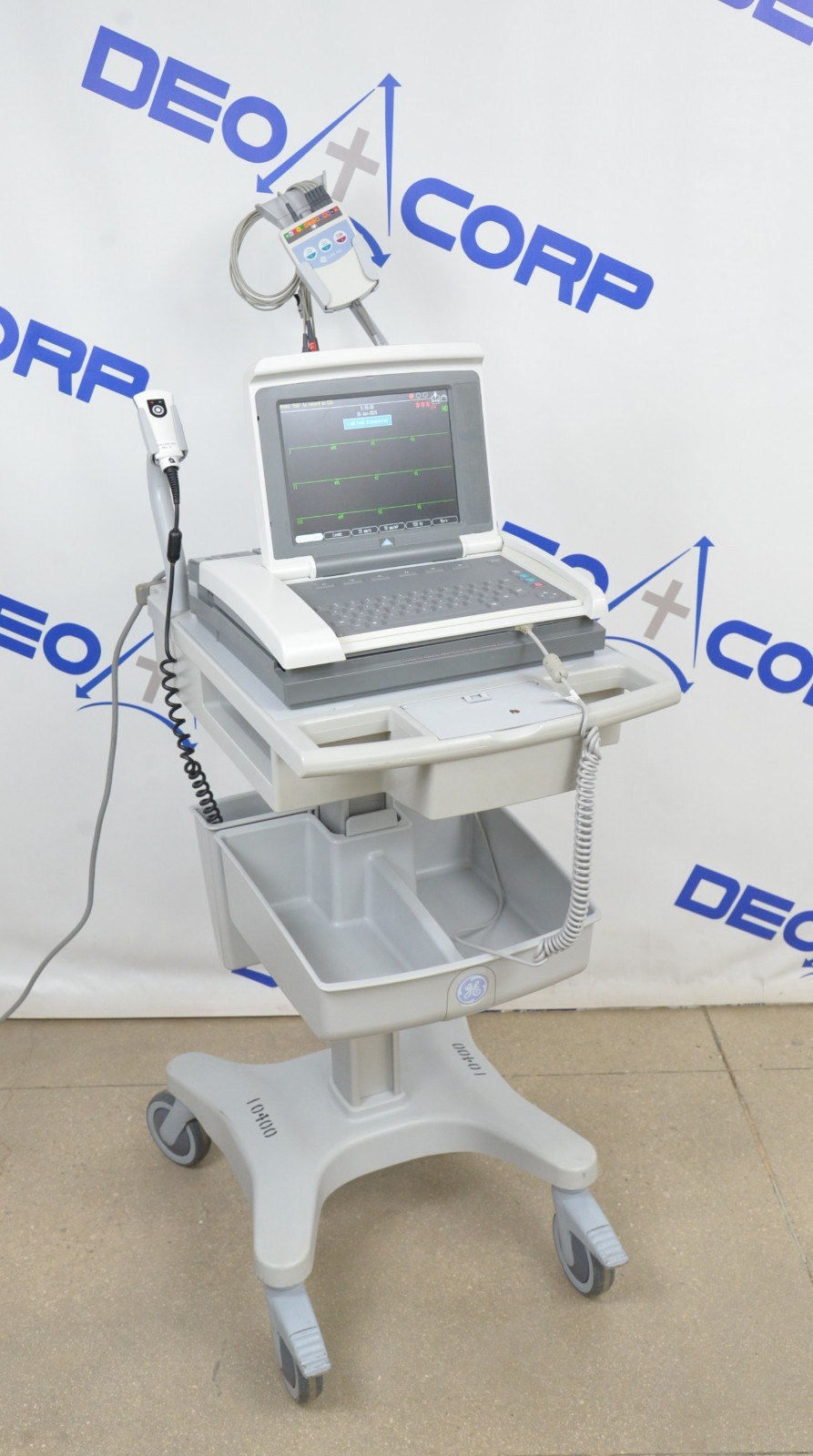 GE MAC 5500 HD Resting System W/ CAM-14 HD Acquisition Module & Barcode Scanner