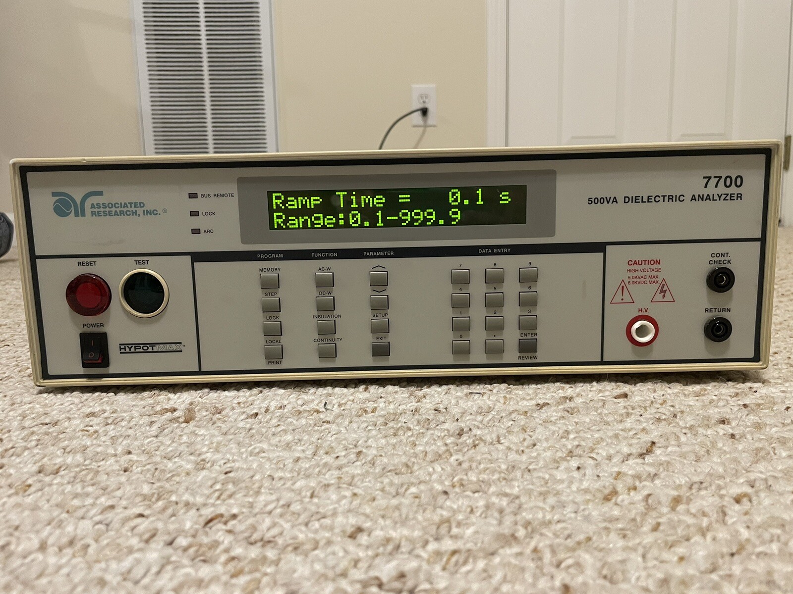 Associated Research 7700 HYPOTMAX 500VA Dielectric Analyzer