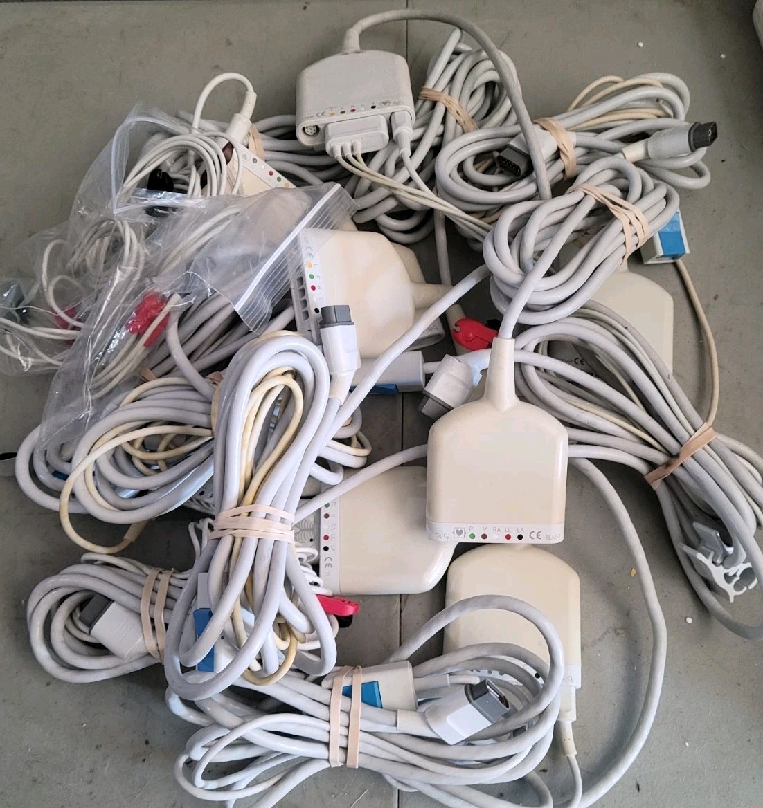 Lot Of 10 Drager-Siemens MultiMed 5 Pod cable Compatible SC6000 OEM 3368391
