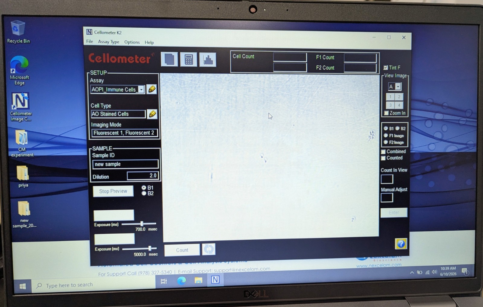 Nexcelom Biosciences Cellometer K2 Image Cytometer