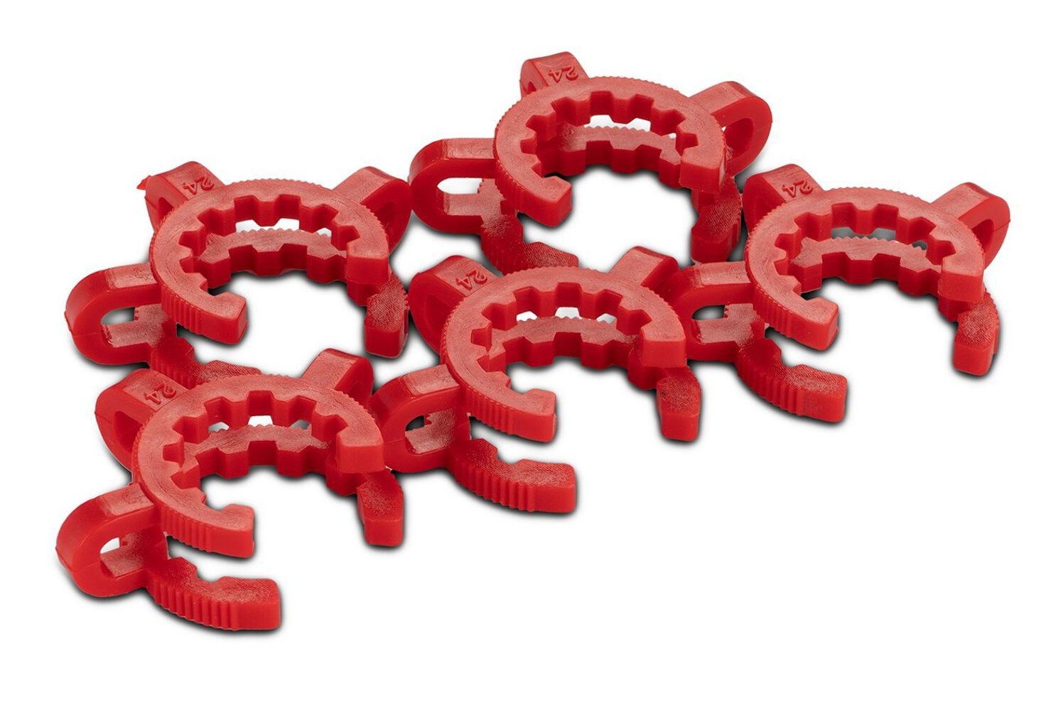 BVV 5 Pack of Plastic Keck Clips for 24/40 Joints