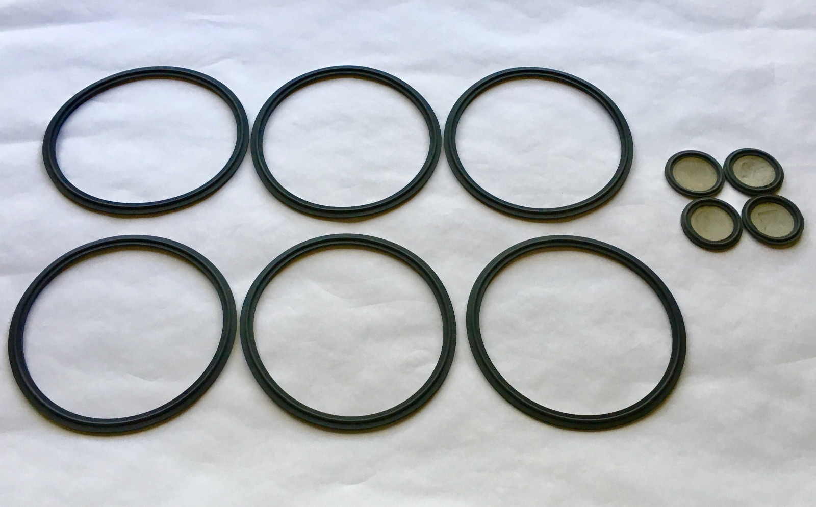 6″ Closed Loop Extractor w/ Splatter Platter Viton Replacement Gasket Set 2 Pack