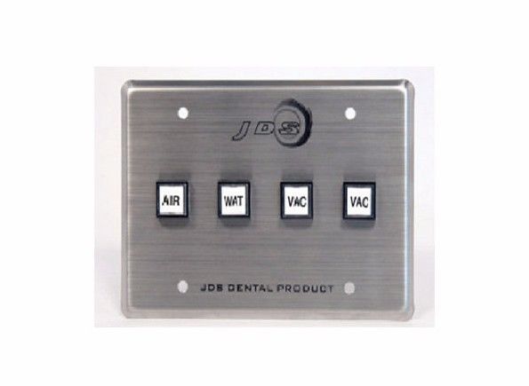 JDS Dental Products Control Panel 4 Buttons Box Air- Water-Vacuum- Vacuum #CP4