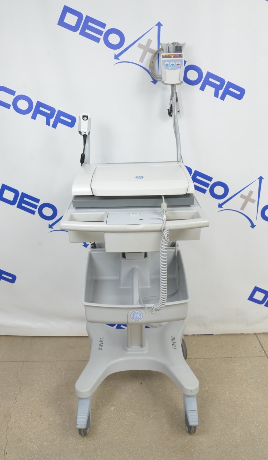 GE MAC 5500 HD Resting System W/ CAM-14 HD Acquisition Module & Barcode Scanner