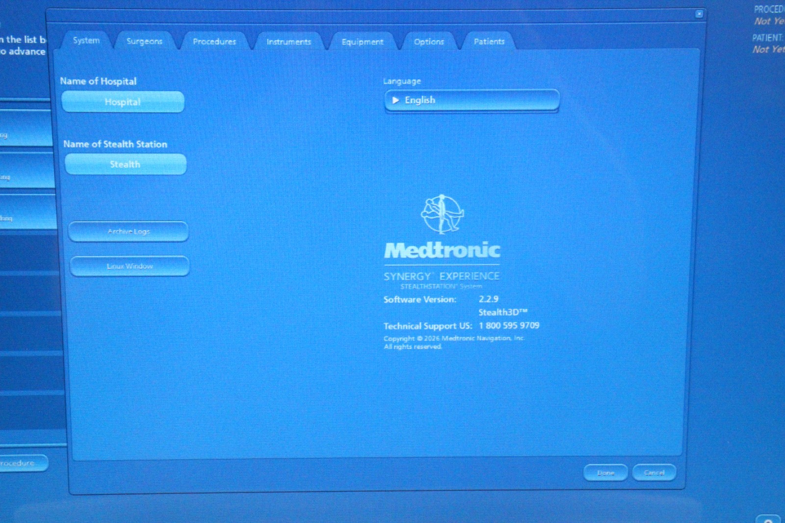 Medtronic StealthStation S7 Surgical Navigation System with Instruments Tested