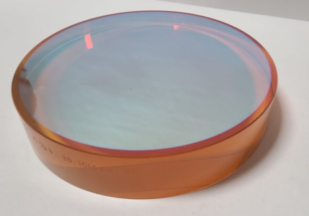 8″ Optical Flat ZERODUR Concave Mirror Unknown Coating Very Nice 120″