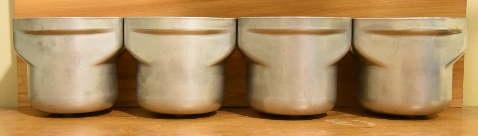 4x Beckman Coulter Swing Bucket Rotor Metal 7-96 Buckets 694 Grams Great Shape!