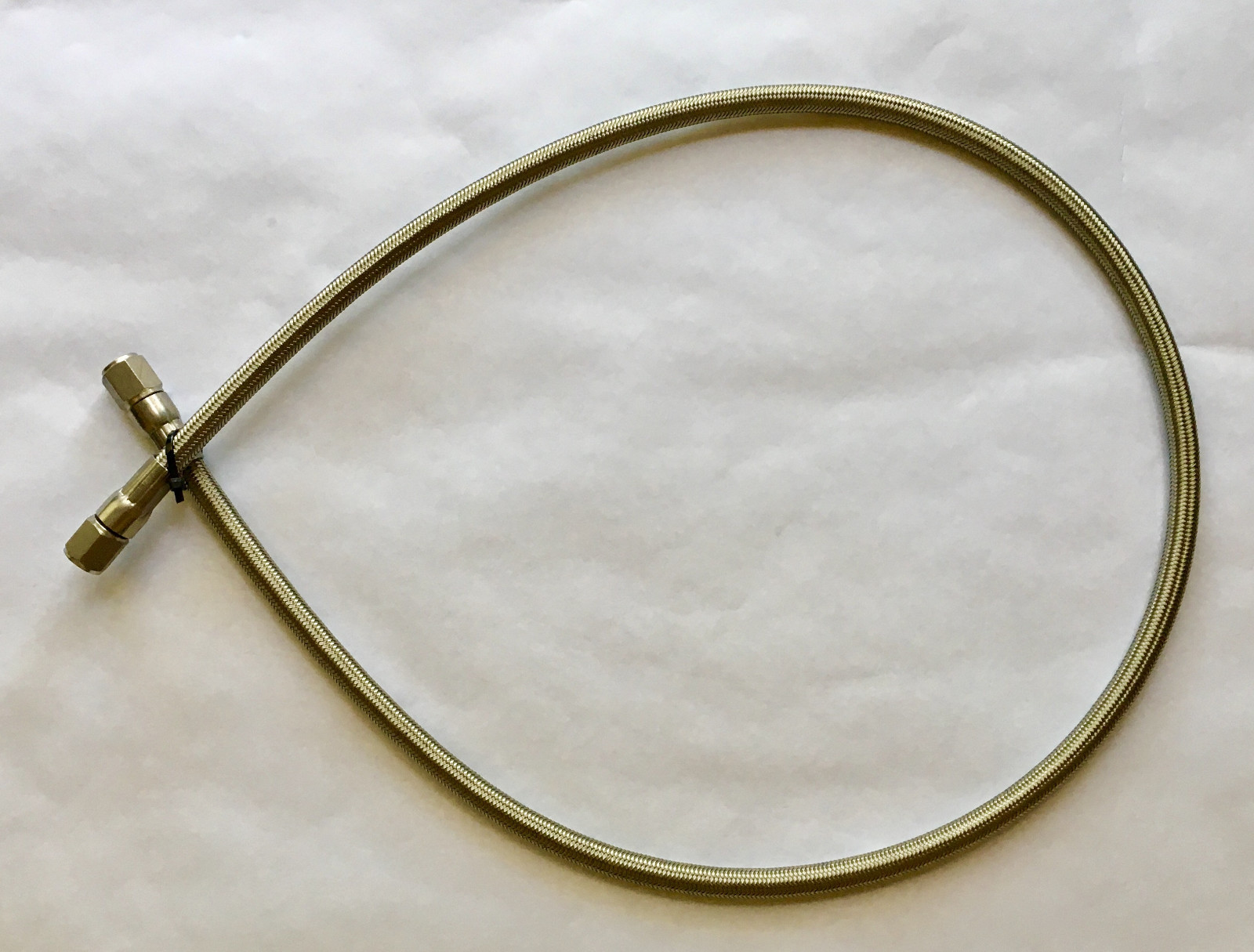 1/4″ 37° Swivel Female JIC SS304 36″ Hose PTFE Lined Closed Loop Extractor
