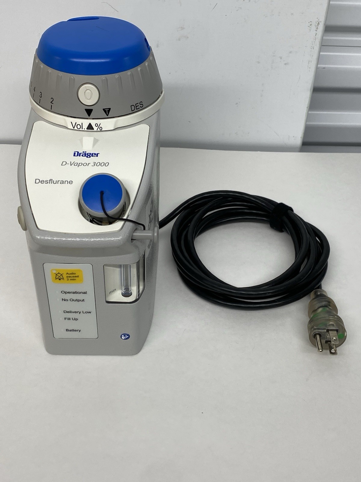 DRAGER D-VAPOR 3000 DESFLURANE VAPORIZER