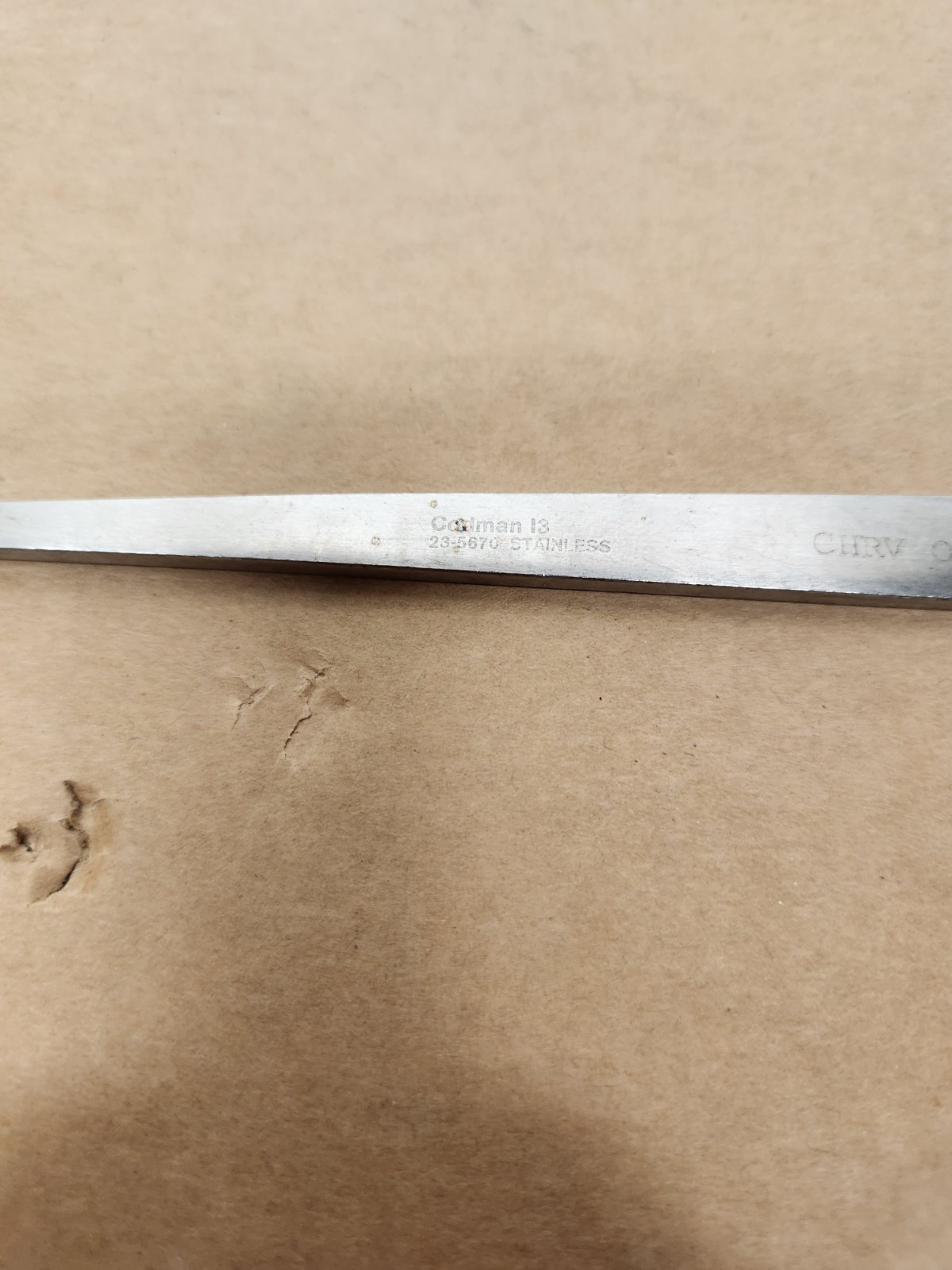 Codman 13 23-5670 Cone Ring Curette 9.5″ Overall Length
