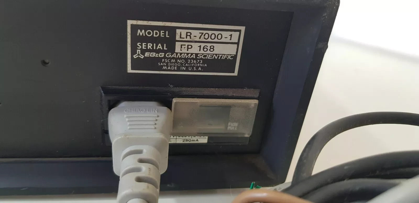 eg&g gamma scientific LR-7000-1 + 1 unknown Probe Detector Untested