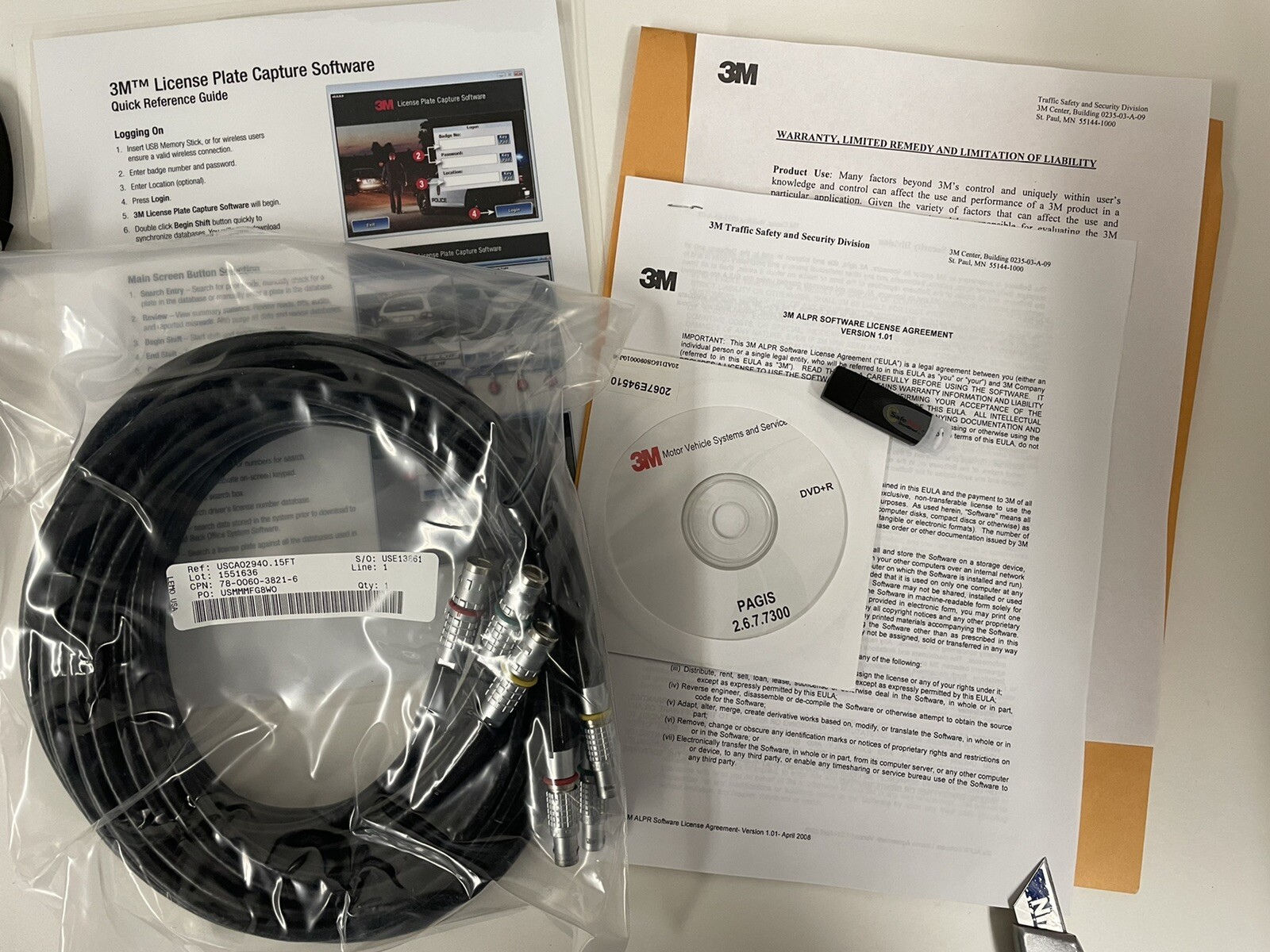 3M License Plate Reader ALPR Recognition Camera Capture Scanner AP6340806950W2