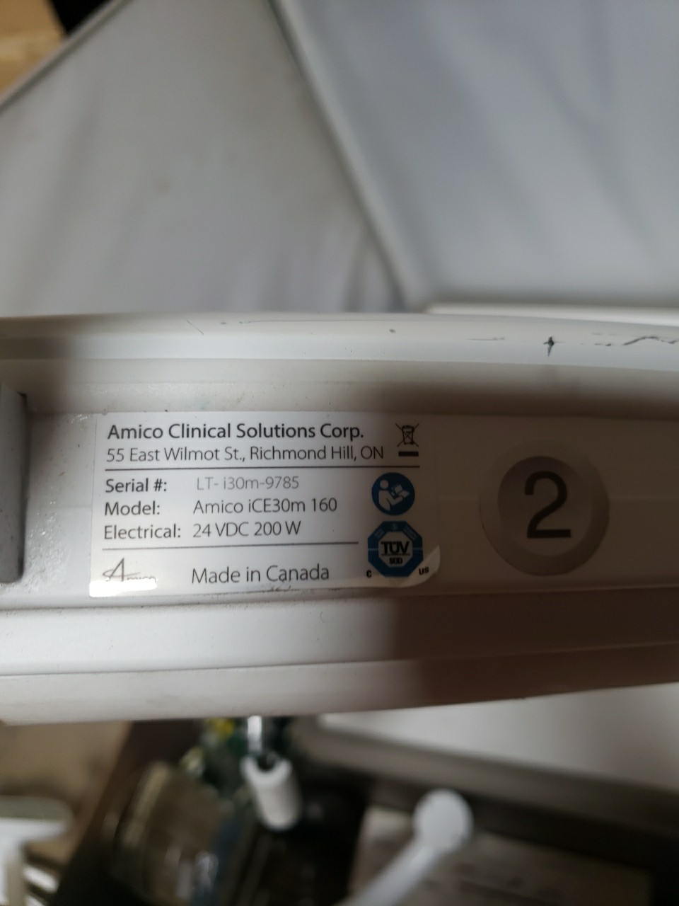 2 AMICO ICE30m 160 LED PROCEDURE/SURGICAL LIGHT OEM *see Pictures * Pair