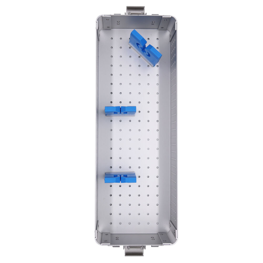 Aluminum alloy sterilization box Intervertebral foraminal endoscope box Screwbox