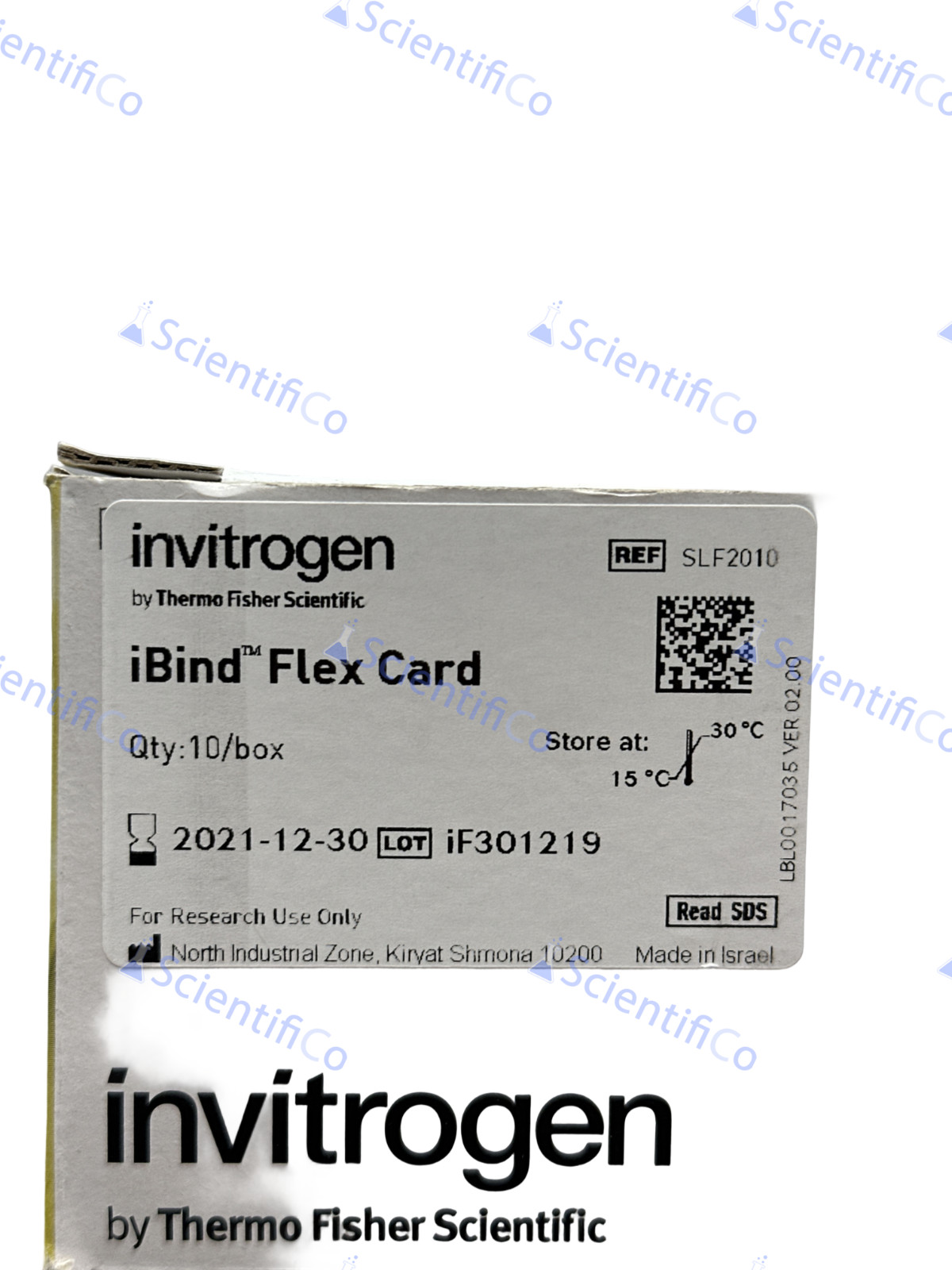 Invitrogen iBind Flex Card SLF2010 Thermo Fisher Scientific 8/Box New Open Box